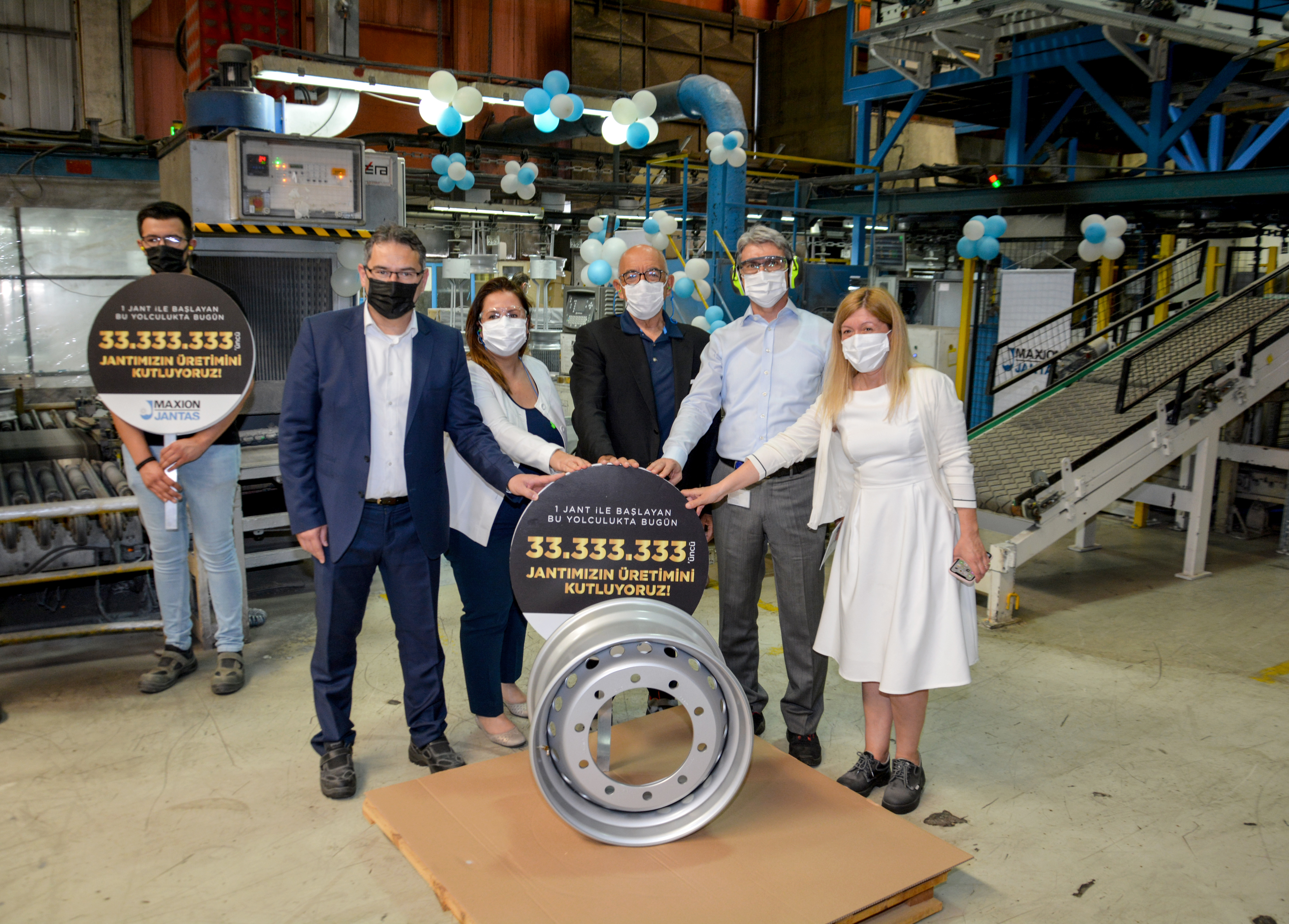 Maxion Jantaş  Celebrates the Production of its 33,333,333rd Wheel